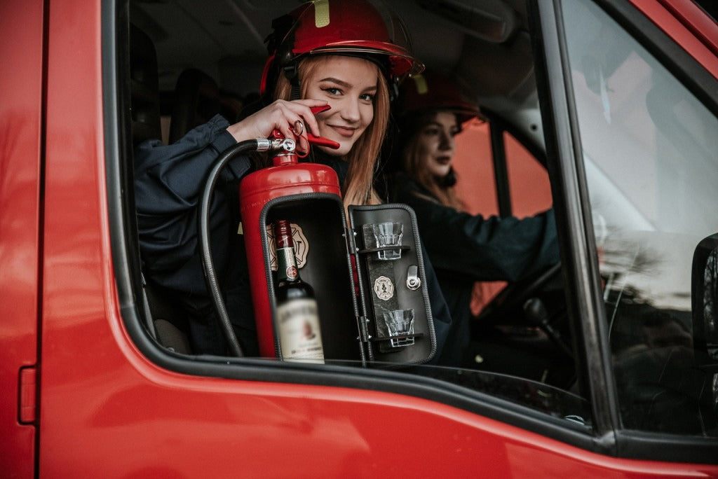 FIREBAR aus originalem 6L Feuerlöscher – Exklusive Minibar für Männer & Frauen