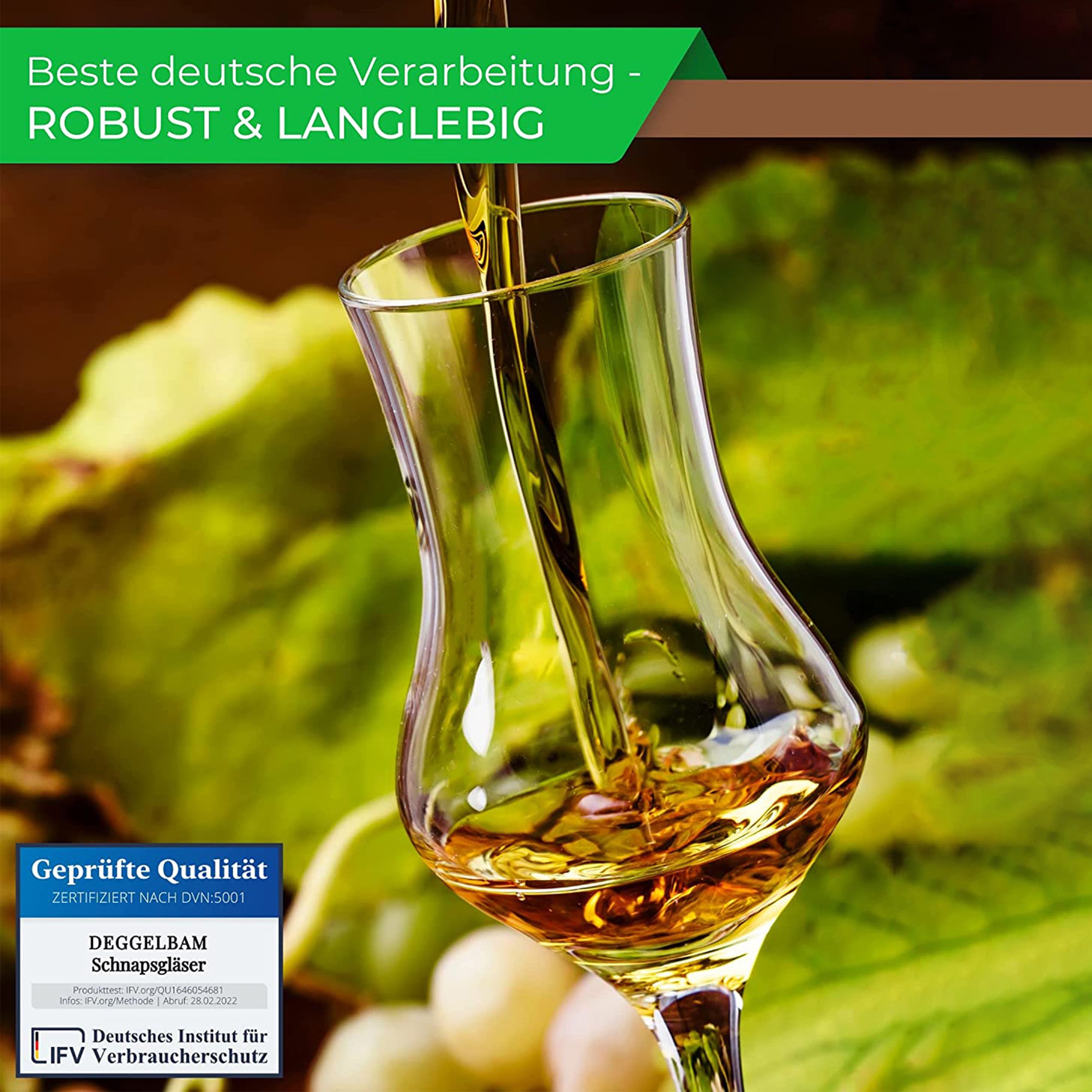 Grappaglas Schnapsglas Shot Glas ohne Fuss 80ml Leonardo Daily