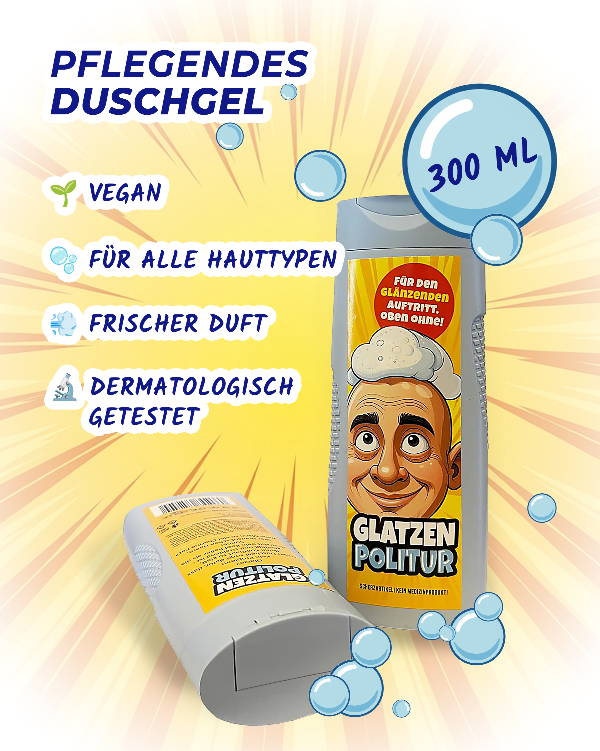 GlatzenPolitur - Das legendäre Männerduschgel