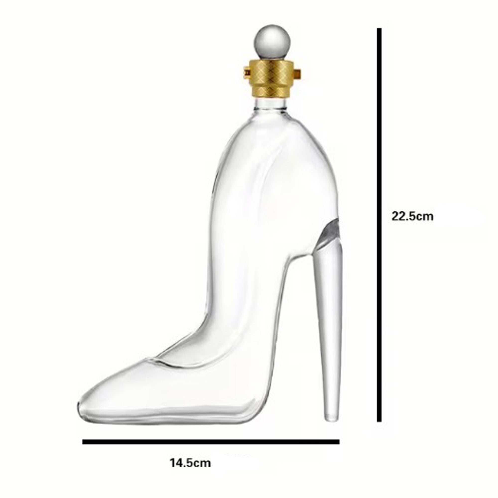 Geschenk HighHeel Schnapsglas Dekanter Karaffe