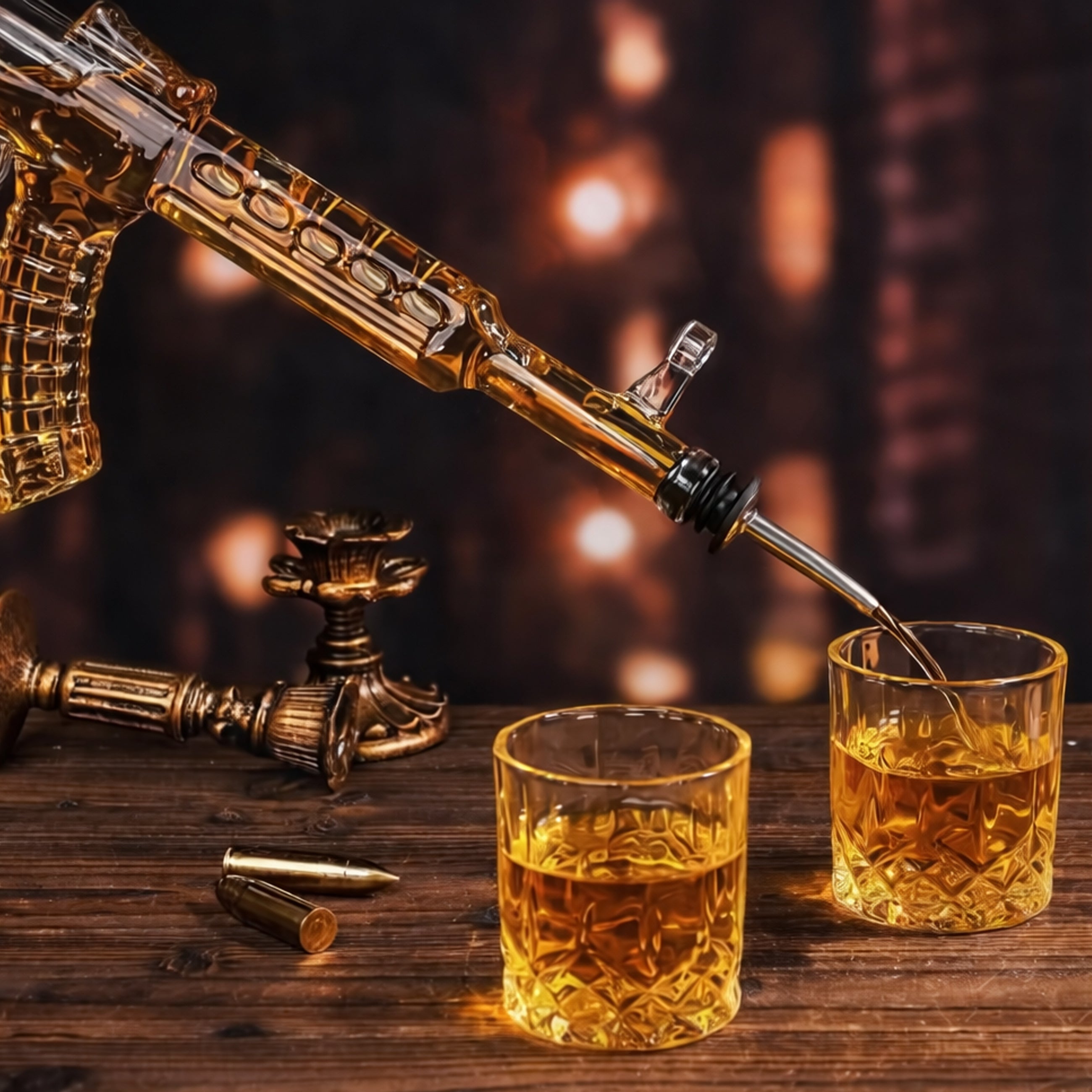 Karaffe Waffe Rum Wisky