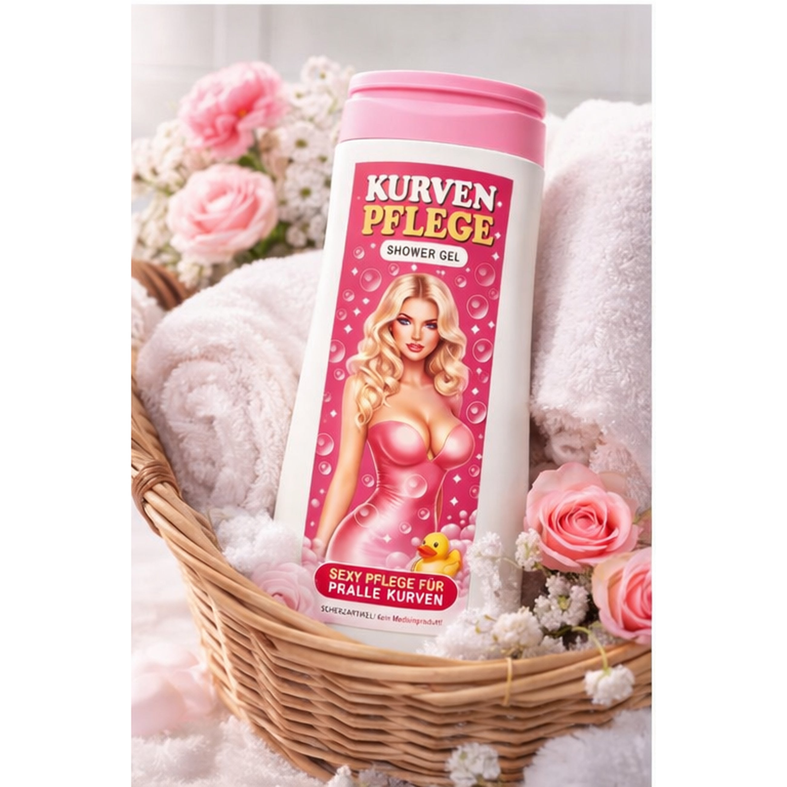Kurven Pflege Duschgel - Witzige Geschenkidee für Frauen