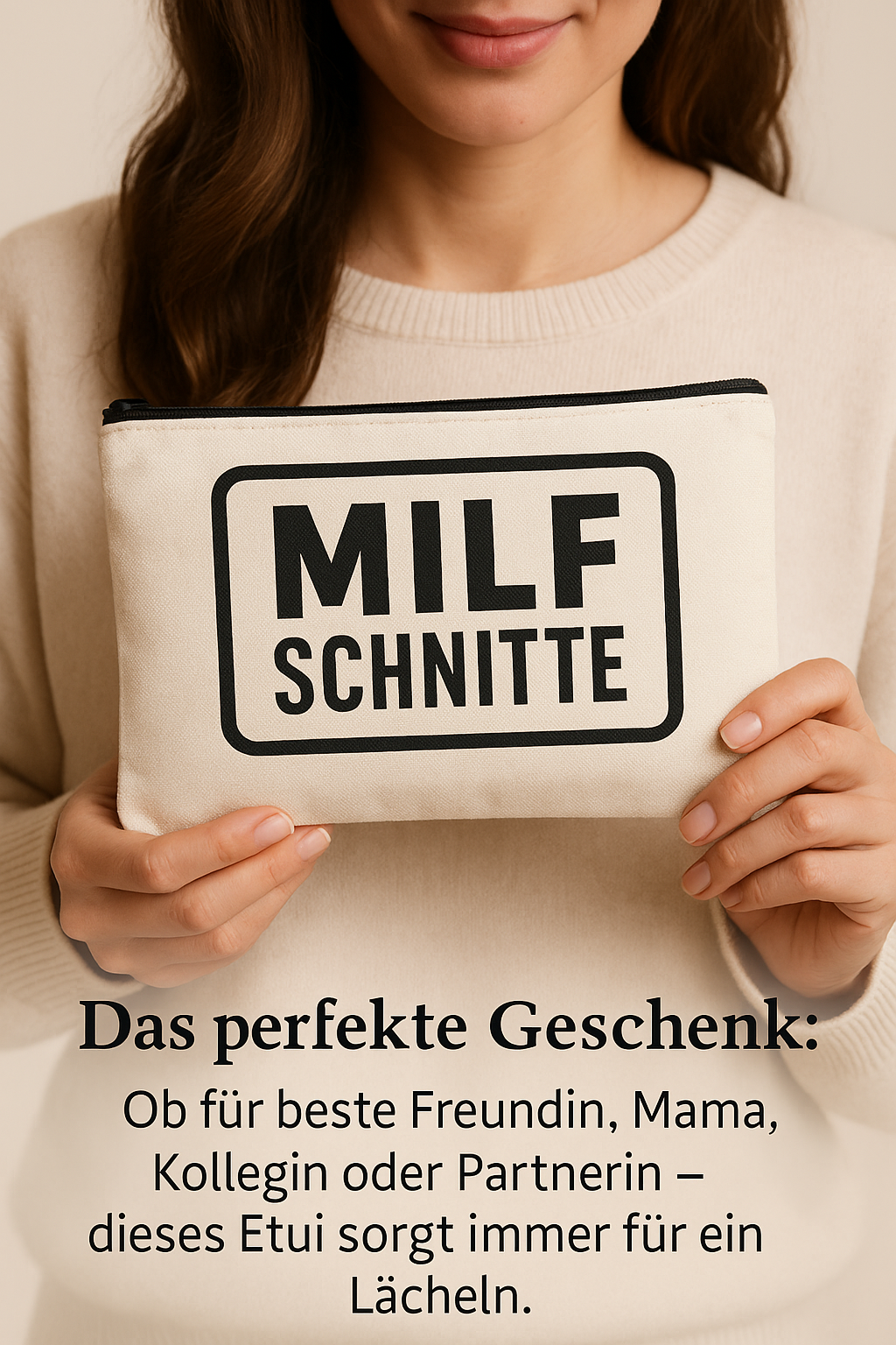 Milfschnitte Tasche Kosmetiktasche Geschenk Geschenkidee