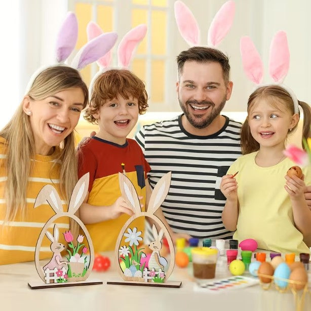 Osterdeko Ostern Hase Holzschild