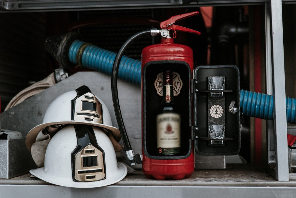 FIREBAR aus originalem 6L Feuerlöscher – Exklusive Minibar für Männer & Frauen