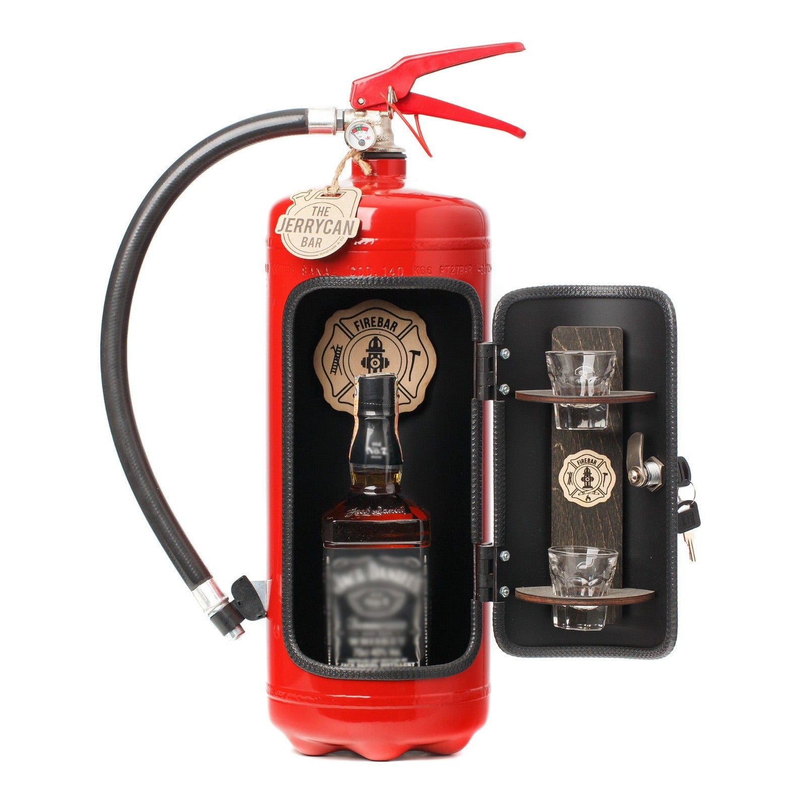FIREBAR aus originalem 6L Feuerlöscher – Exklusive Minibar für Männer & Frauen
