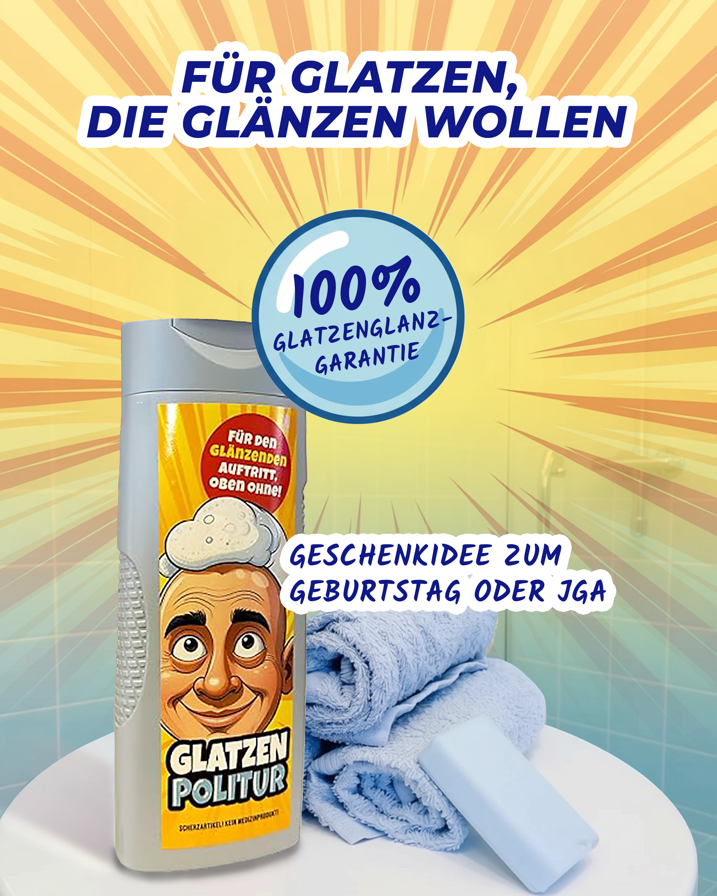 GlatzenPolitur - Das legendäre Männerduschgel