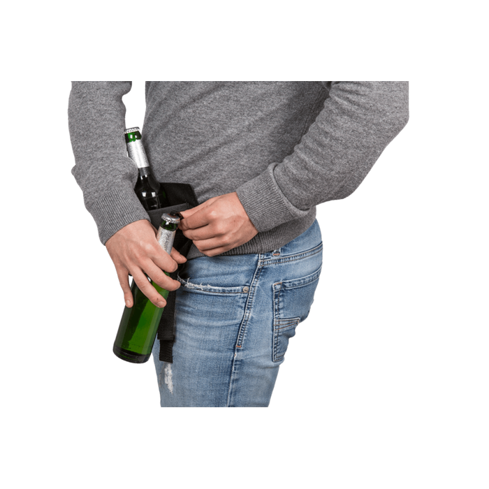 Biergürtel für 6 Flaschen oder Dosen