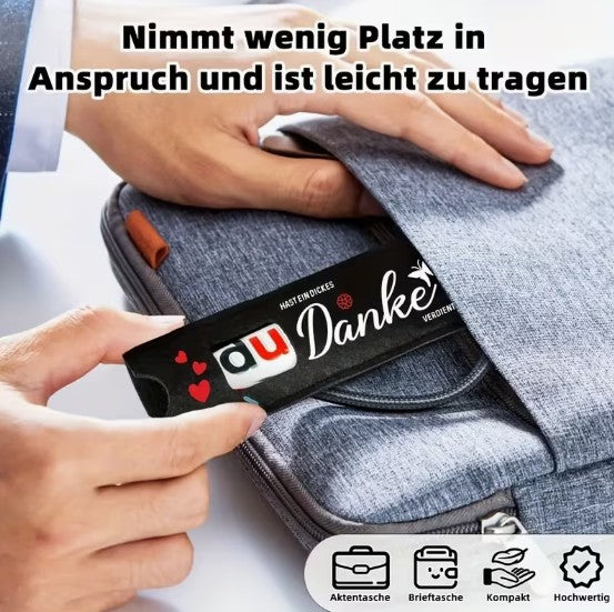 Duplo-Verpackung-Geschenk-Danke