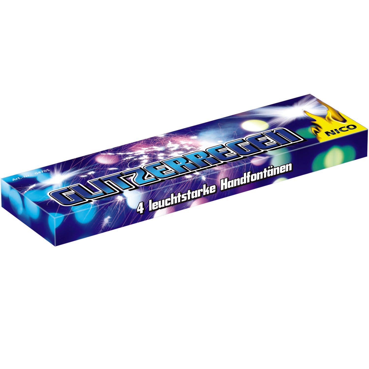 Glitzerregen Handfontäne