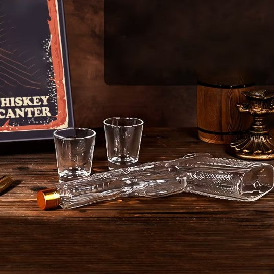 Geschenk Pistole Schnapsglas Dekanter Karaffe