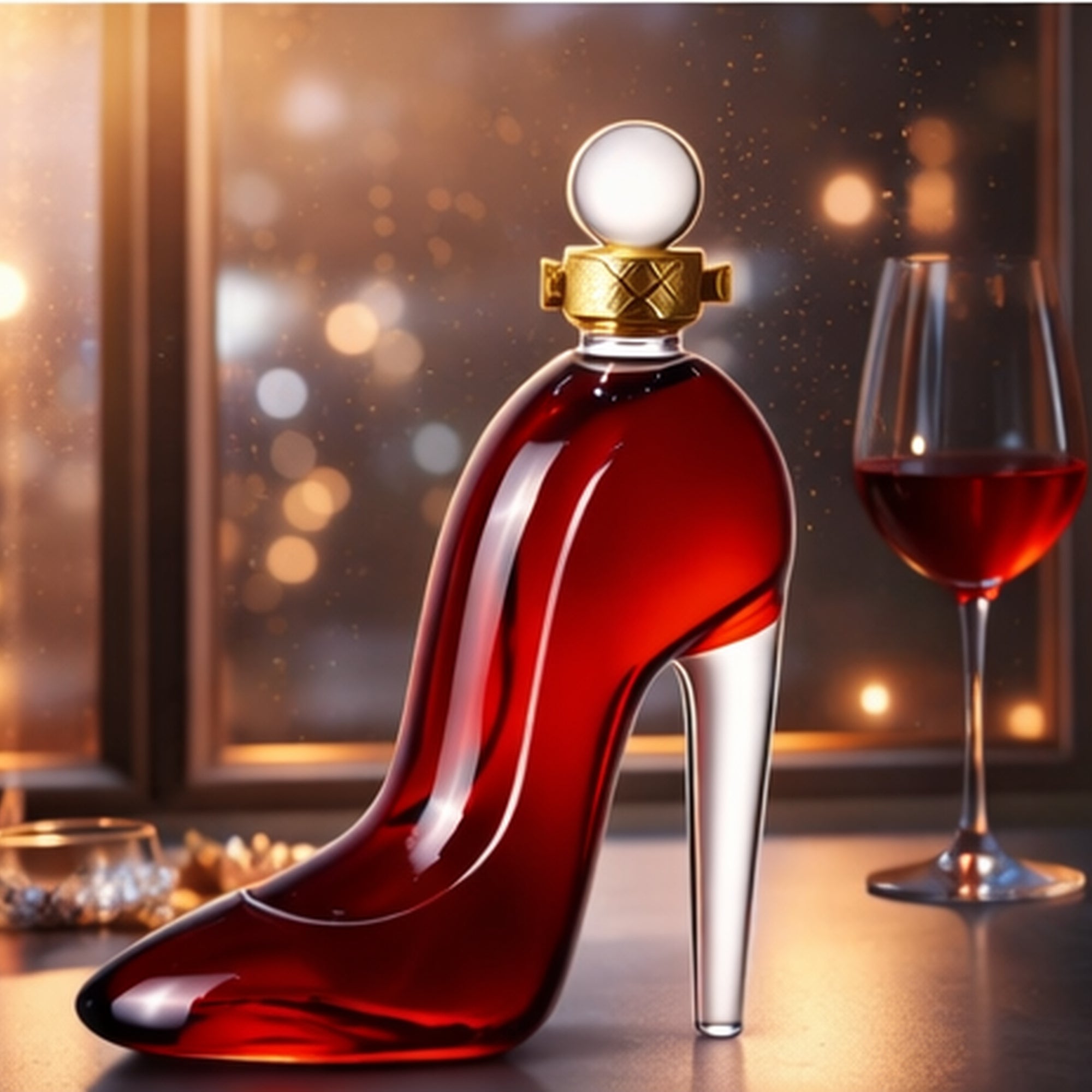 Geschenk HighHeel Schnapsglas Dekanter Karaffe
