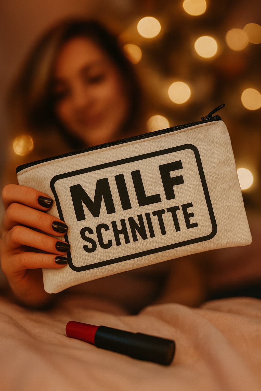 Milfschnitte Tasche Kosmetiktasche Geschenk Geschenkidee