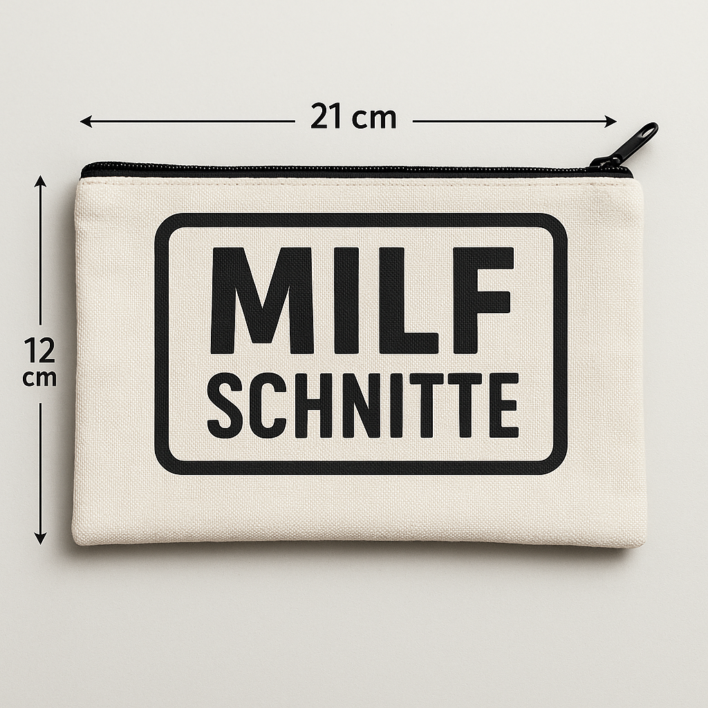 Milfschnitte Tasche Kosmetiktasche Geschenk Geschenkidee