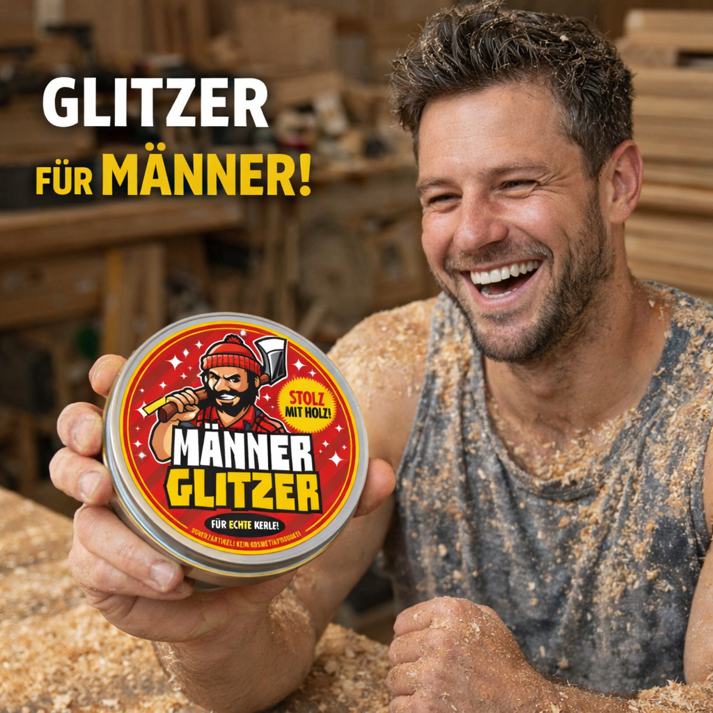 Spaßartikel Männergeschenk maennerglitzer Tischler Schreiner