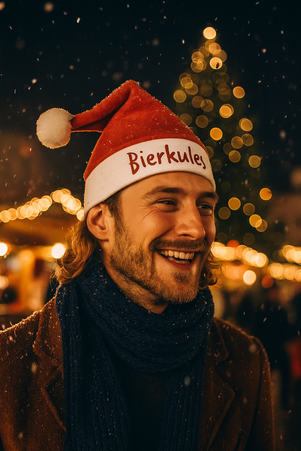 Nikolausmuetze Weihnachten WInter lustige Muetzen Bierkules