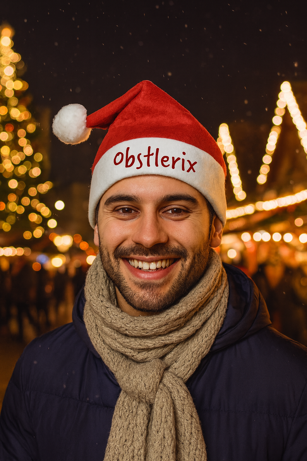 Nikolausmuetze Weihnachten WInter lustige Muetzen Obstlerix
