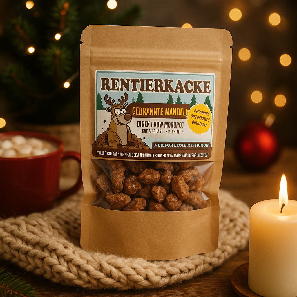 gebrannte Mandeln Rentierkacke Weihnachtsmarkt Mandeln